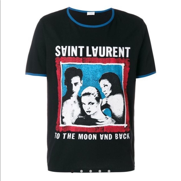 Yves Saint Laurent Other - SOLD YSL to the moon and back ringer tee